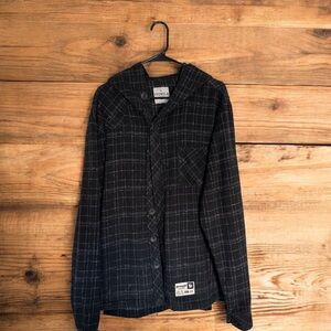 YoungLA Men’s Heavy Flannel With Hood